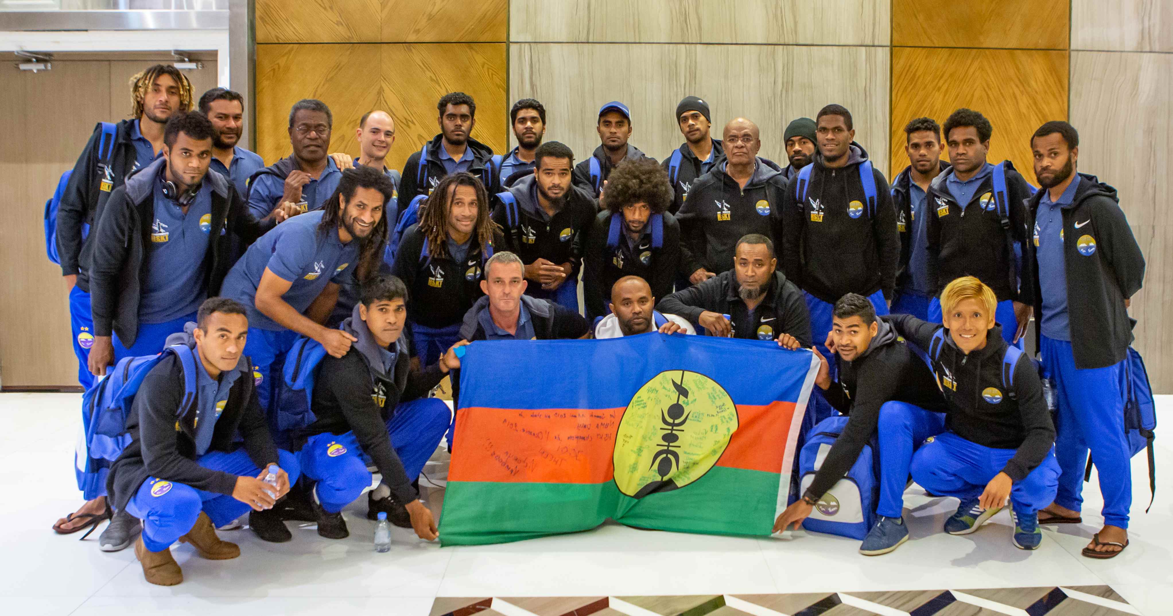 Hienghène Sport touch down in Qatar ahead of FIFA Club World Cup 2019™