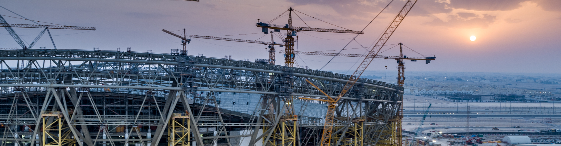 Lusail Stadium under construction