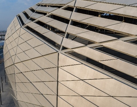 Education City Stadium facade