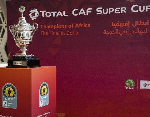 The TOTAL CAF Super Cup trophy