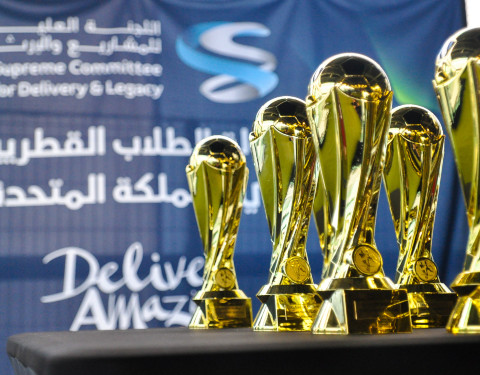 UK-based Qatari students take part in football tournament